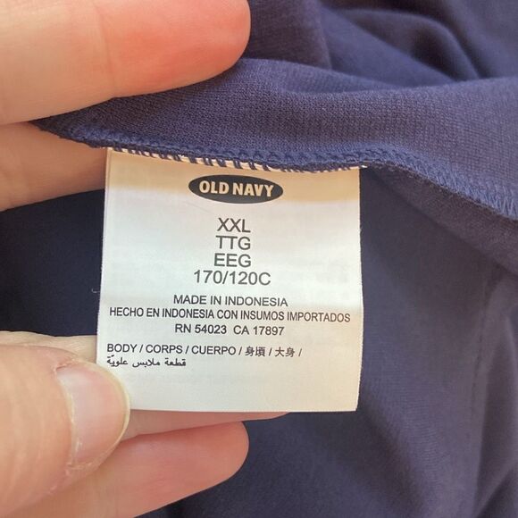 Old Navy Dark Blue Sleeveless Lace Front Midi Dress Size Maternity XXL NEW - Picture 7 of 11